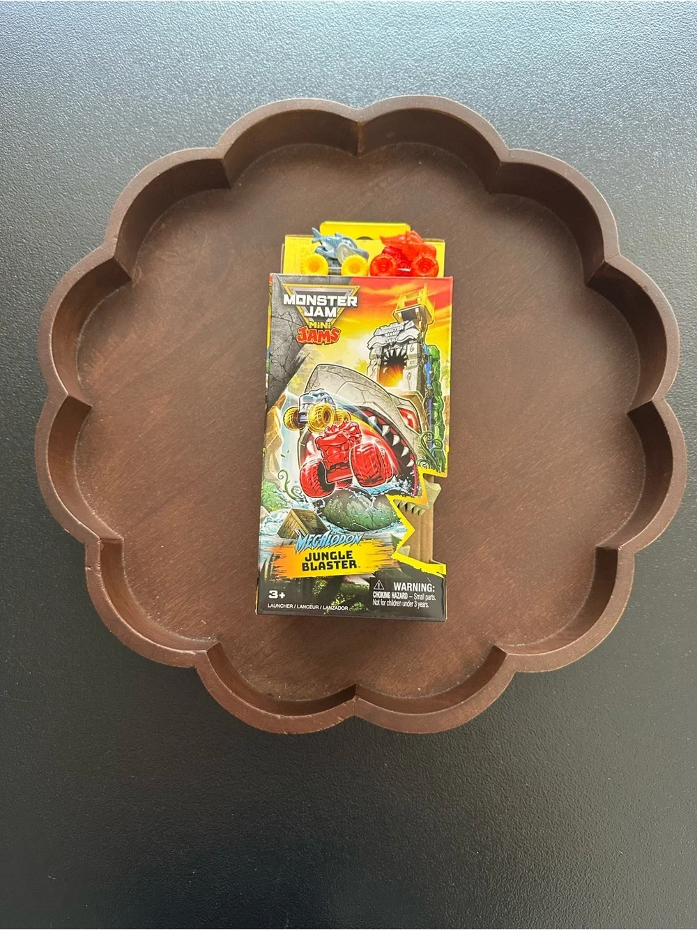Monster Jam Mini Jams Megalodon Jungle Blaster Playset